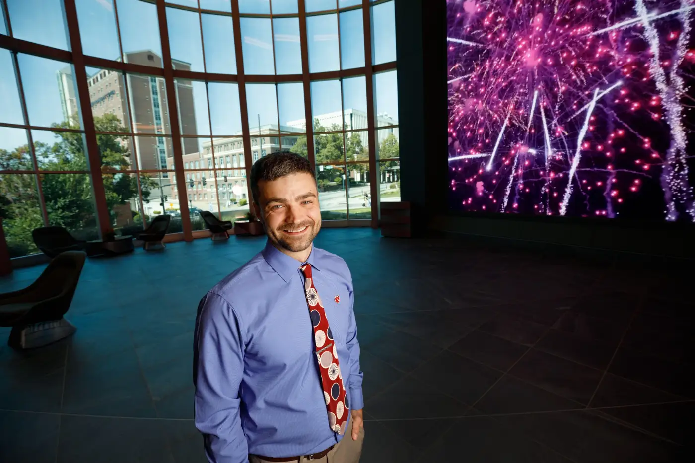 Michael Hollins at UNMC Davis Global Center