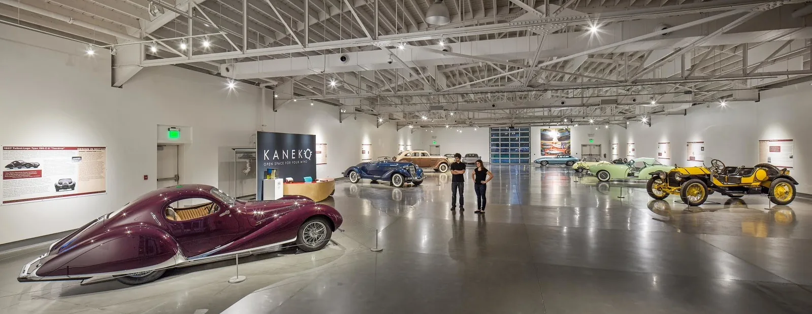 Wide installation view of Design in Motion at KANEKO in 2015