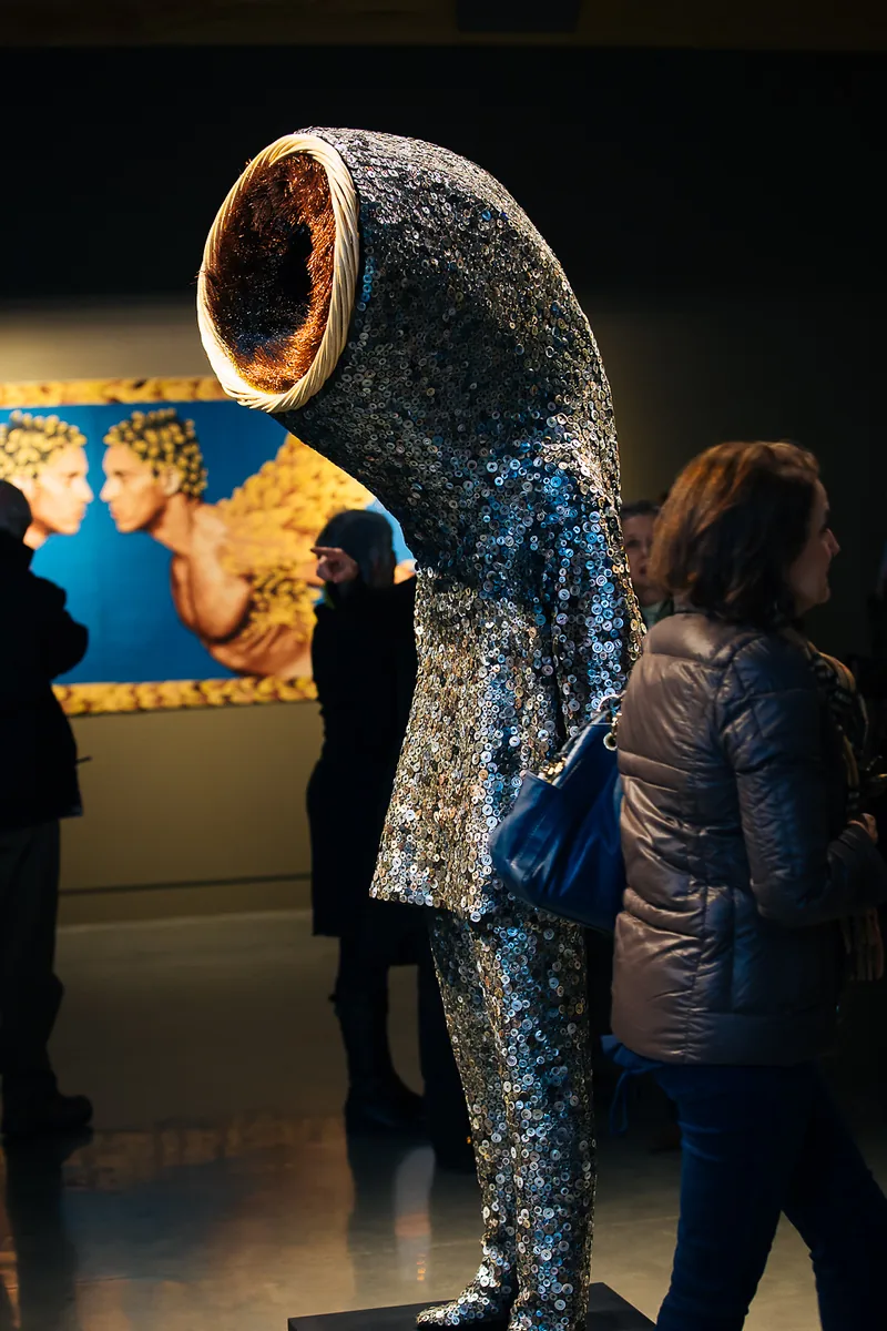 Installation view from FIBER at KANEKO in 2015