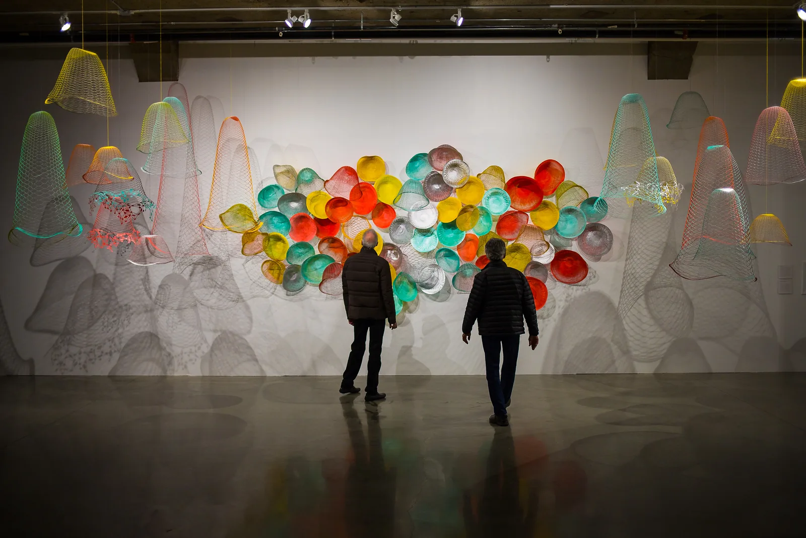Installation view of the WATER exhibition at KANEKO in 2016